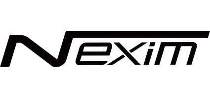 Nexim software logo seen through a camera view finder